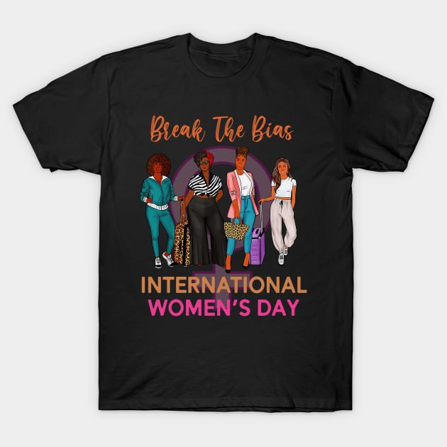 break the bias international womens day 2024 T-Shirt by panji derel